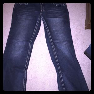 Darker wash jeans